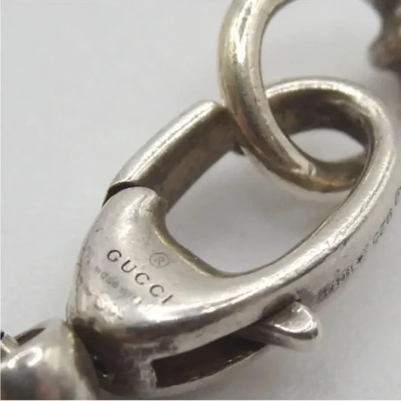 Gucci, Sterling Silver Chain Necklace authentic unisex - Picture 6 of 6
